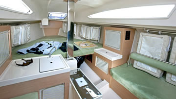 Elan 210 interior