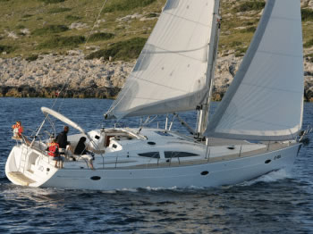 Elan 434 sailing