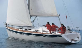 Elan 45 sailing
