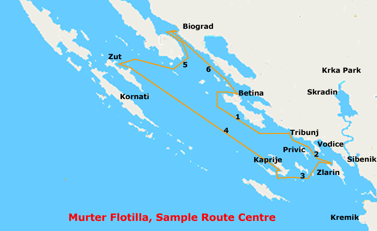 Flotilla Sample Route North