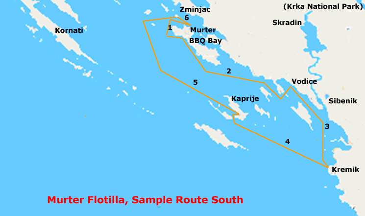 Flotilla Sample Route North