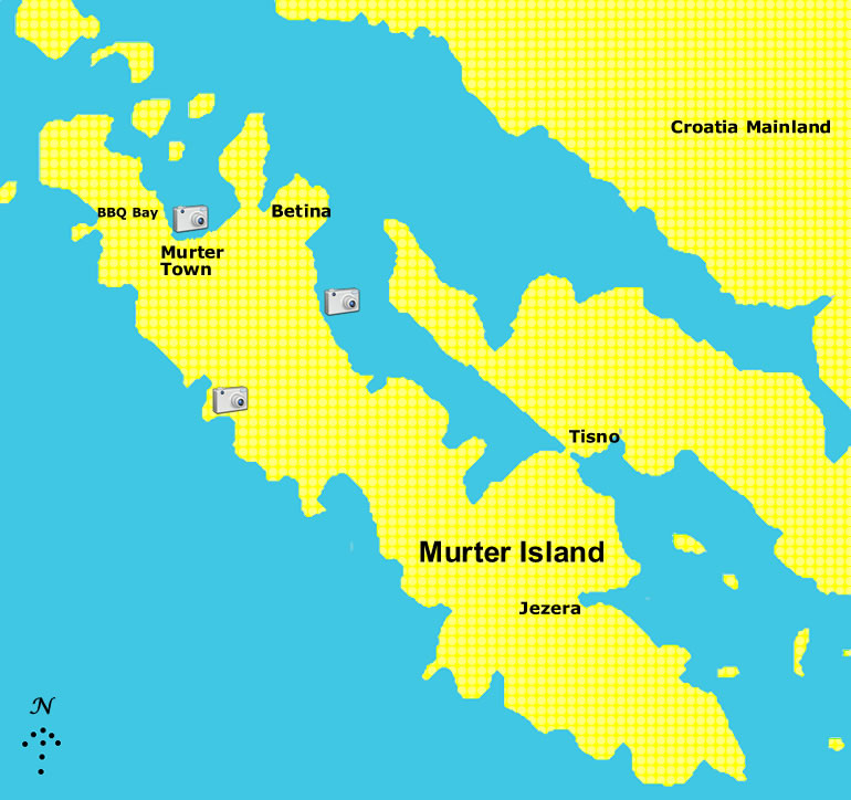 Murter map