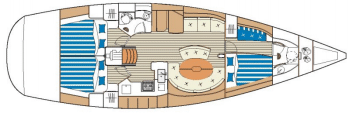 Beneteau First 47.7 layout