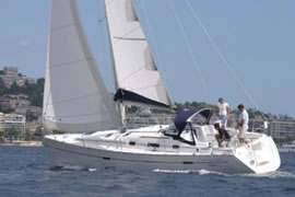 Oceanis 343 sailing