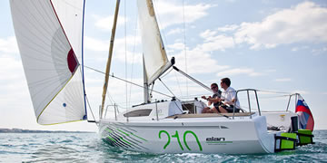 Elan 210 sailing