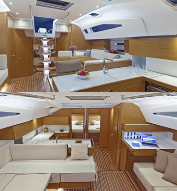 Elan 494 interior