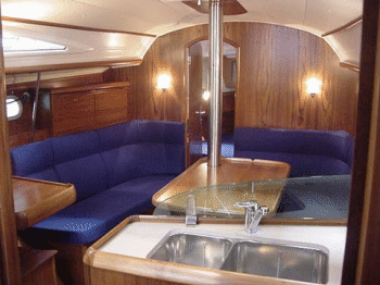 Sun Odyssey 35 interior