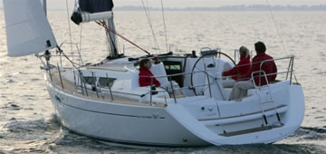 Sun Odyssey 36i sailing