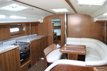 Sun Odyssey 45 interior