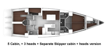 Bavaria C 56 layout