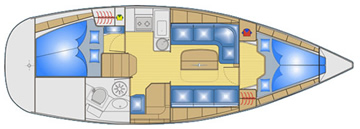 Bavaria 33 layout