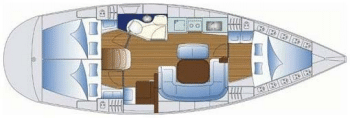 Bavaria 38 interior