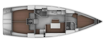 Bavaria 40 S layout