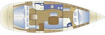 Bavaria 42 Cruiser Layout