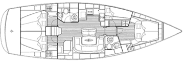 Bavaria 46 Layout