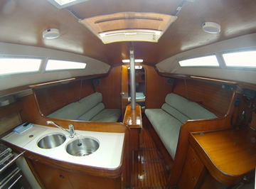 First 305 interior