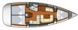 Sun Odyssey 36i layout