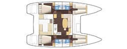 Lagoon 400 Layout